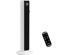 Levoit Classic 36-Inch Tower Fan with Remote Control - Silent DC Motor, 12 Speeds