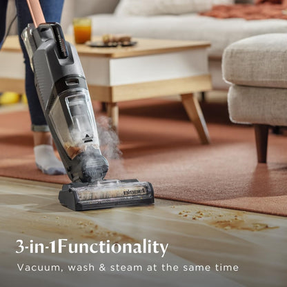 BISSELL CrossWave HydroSteam 3527E Multi-Surface Vacuum & Steam Cleaner, 1100W