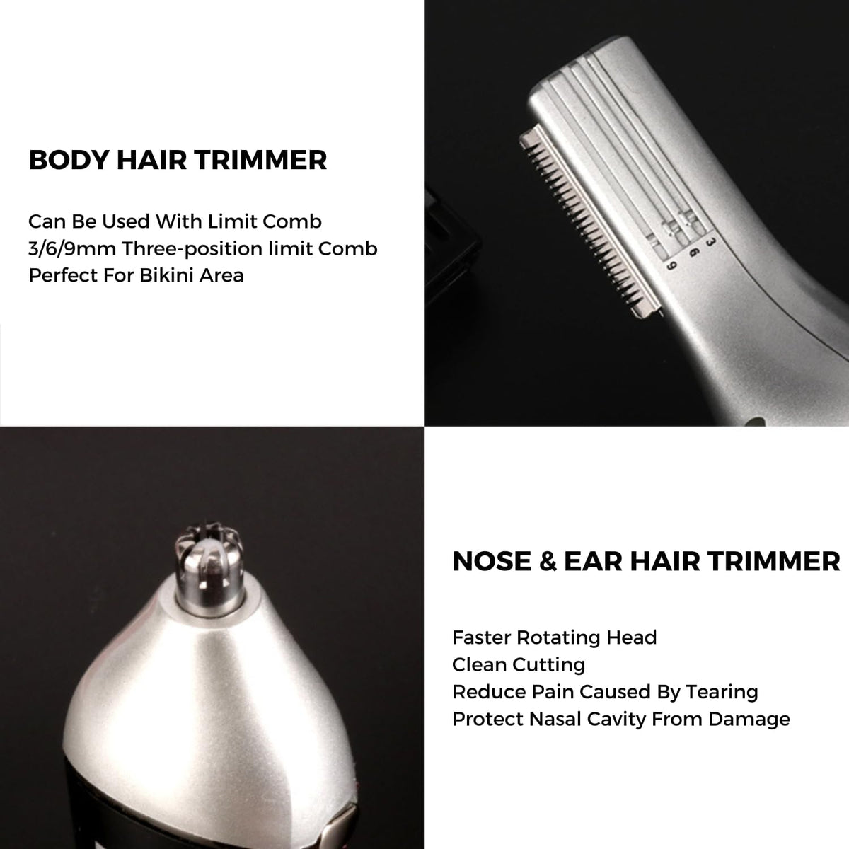 NIKAI NK-2218 5-in-1 Face, Hair and Body Grooming Kit
