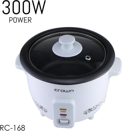 Crownline Rice Cooker with Steamer RC-168