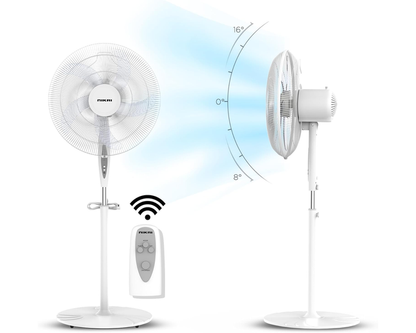 Nikai 16 Inch Pedestal Fan with Remote & Timer 45 Watts NPF1634RT