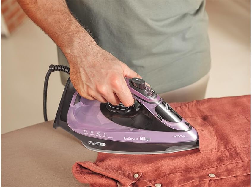 Braun Texstyle 9 SI9661V Iron with Steam Boost 250g Adjustable Thermostat