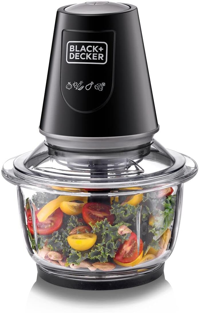 BLACK+DECKER Glass Chopper & Mincer GC400-B5
