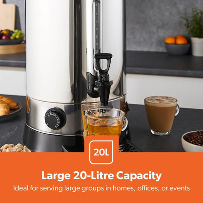 Geepas 20L Stainless Steel Water Boiler GK38048