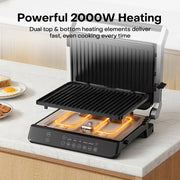 Nutricook 2000W Ceramic Contact Grill CG240