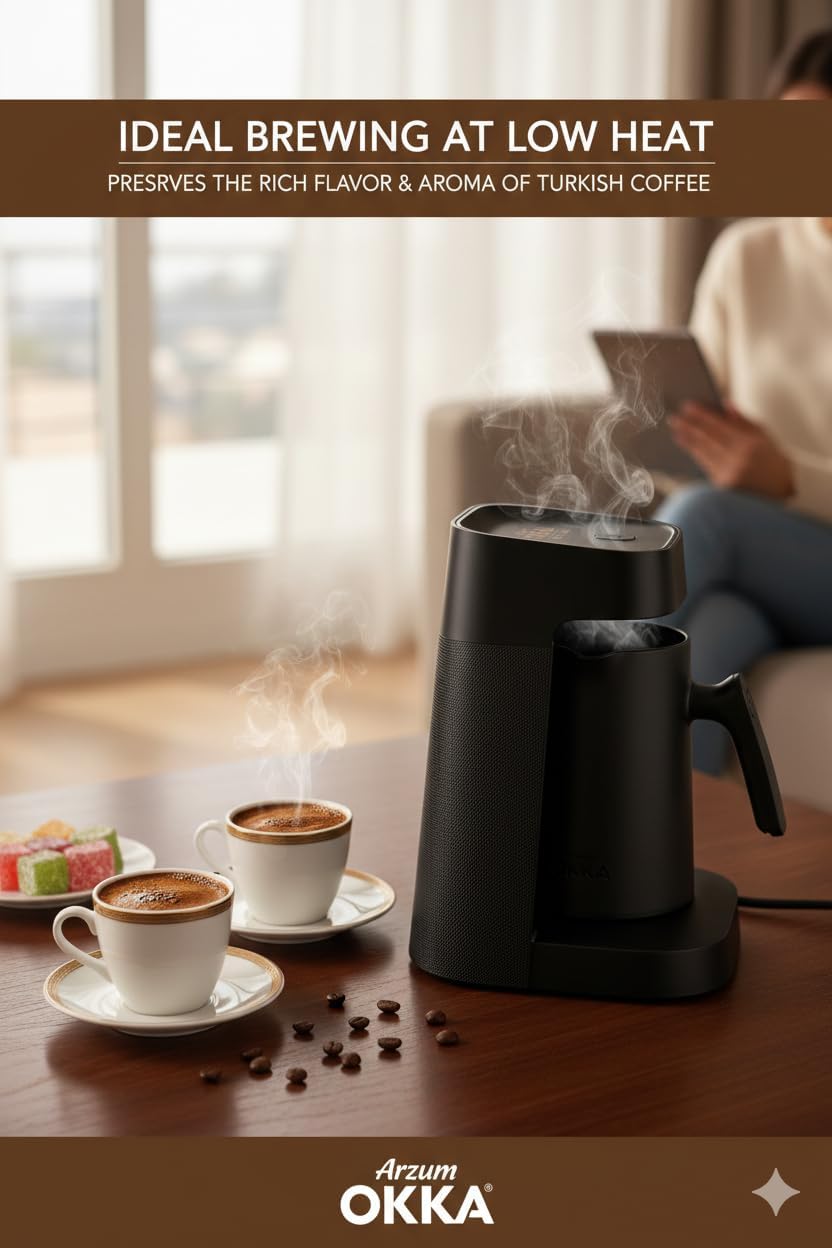 Arzum Okka Jet OK0017 Automatic Turkish Coffee Maker