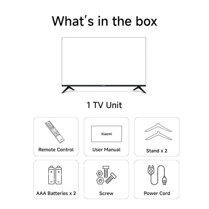 Xiaomi 43 Inch A Pro QLED 4K Smart Google TV L43MB