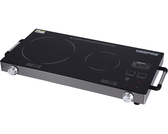 Geepas GIC6131S Double Burner Infrared Cooker