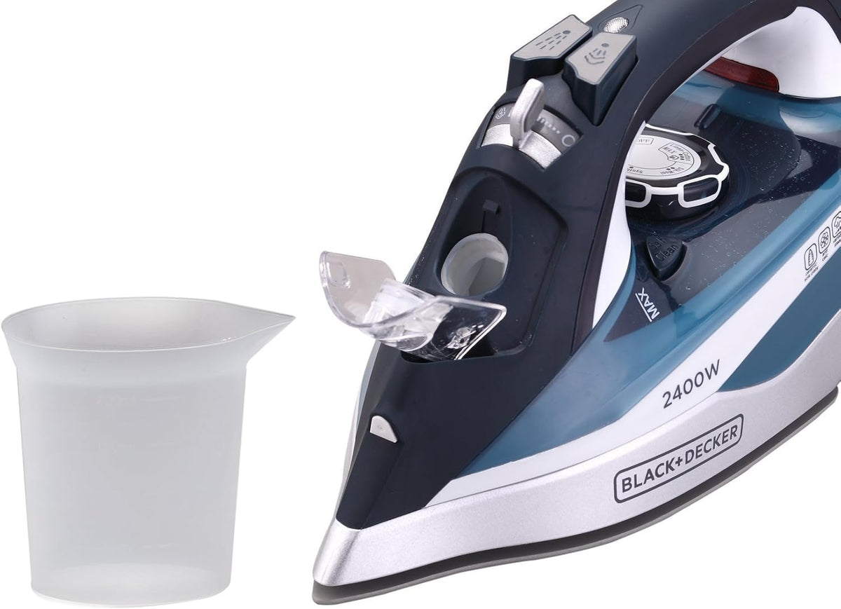 BLACK+DECKER Steam Iron, 2400W Power, 380ml Water Tank X2150-B5