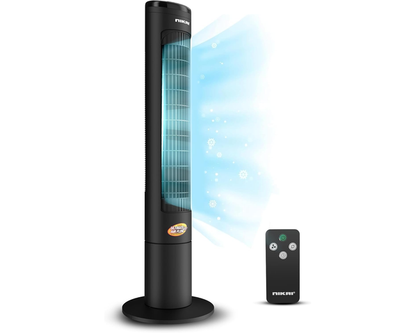 Nikai NTOF4001RL 40" Tower Fan, LED Touch Panel, 80° Oscillation, Remote Control