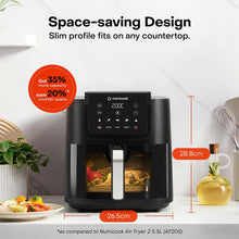 Nutricook AFS200 Extra Large Space-Saving Air Fryer