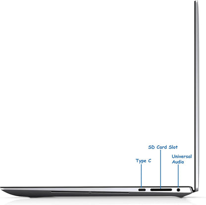 Dell Precision 5550 15.6 Inch Core i7 16GB RAM 512GB SSD Silver