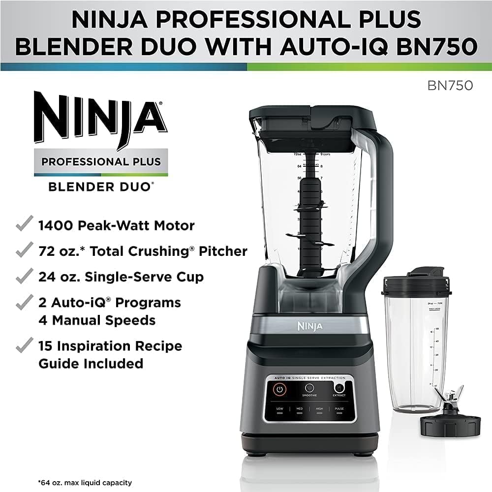 Ninja Professional Plus DUO Blender BN750ME