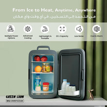 Green Lion Makeup Fridge front view