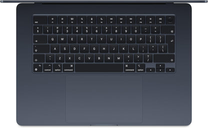 Apple MacBook Air 15 Inch 2024 M3 Chip 8 Core CPU 10 Core GPU 8GB RAM 256GB SSD Midnight