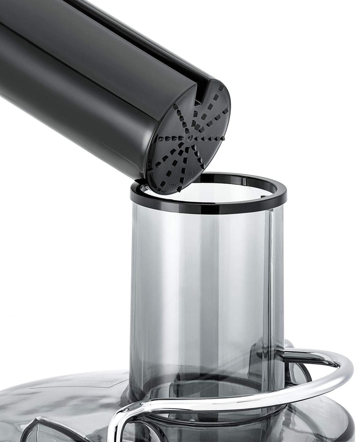 Black+Decker JE800-B5 Juice Extractor, 800W, XL Feeding Chute, Stainless Steel