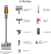 Dyson V12s Detect Slim Submarine Complete - Wet & Dry Cordless Vacuum