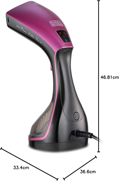 BLACK+DECKER Handheld Digital Garment Steamer HSTD1600-B5