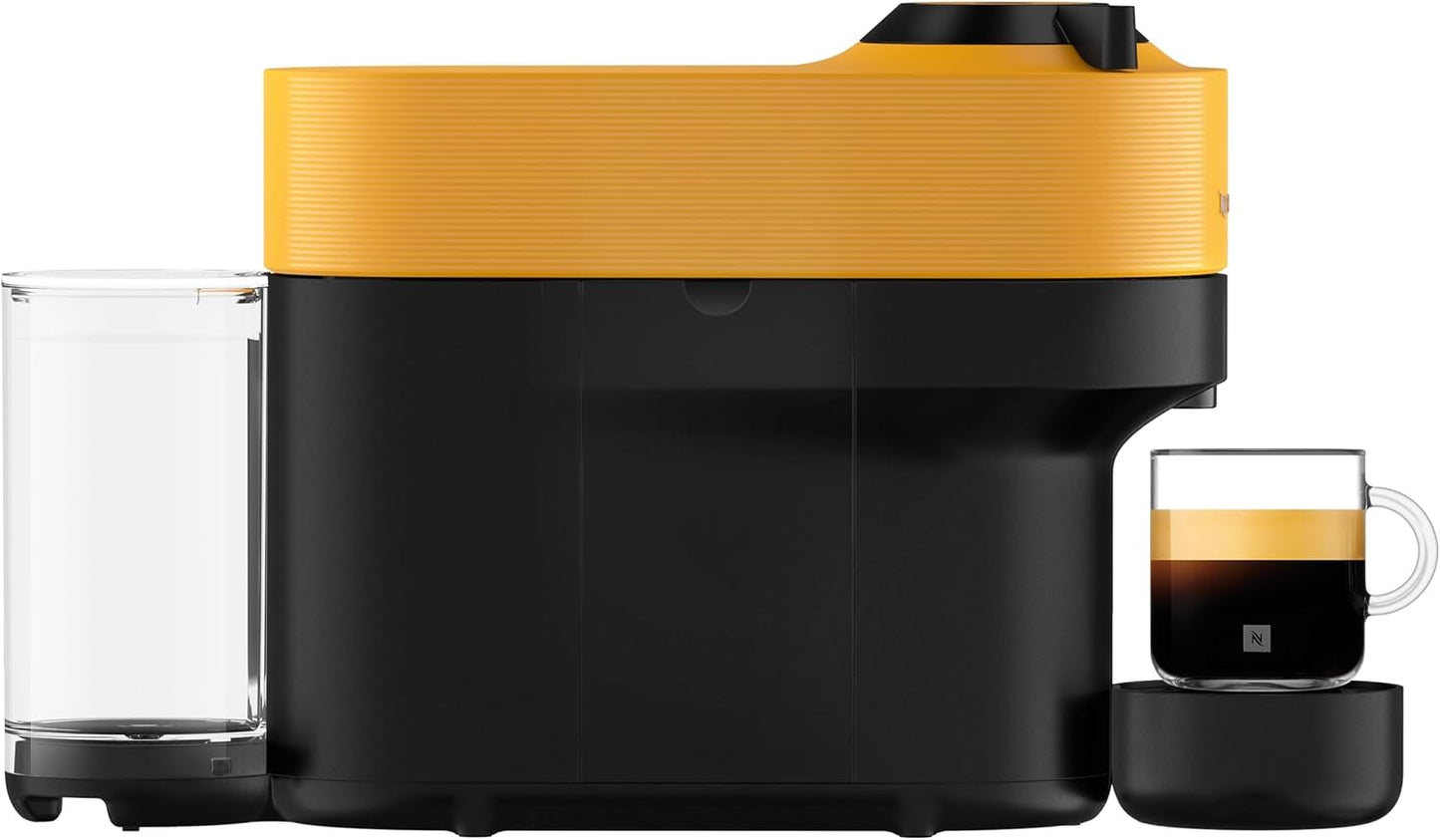 Nespresso Vertuo Pop Capsule Coffee Machine - Yellow