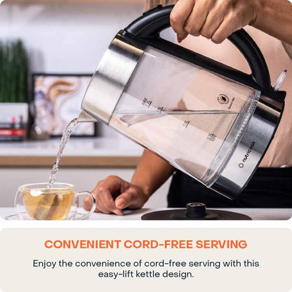 Nutricook Glass Kettle 2200W 1.7L Double wall GK100