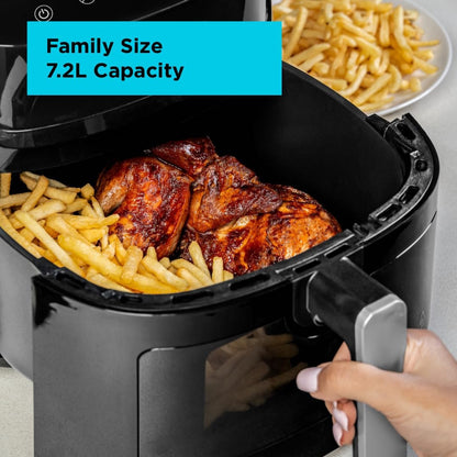 Black+Decker AF7210-B5 8-in-1 Digital Air Fryer - 7.2L with Window