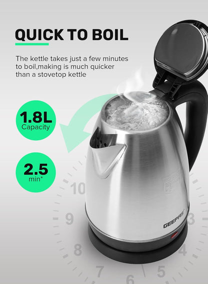 Geepas Stainless Steel Electric Kettle GK5454
