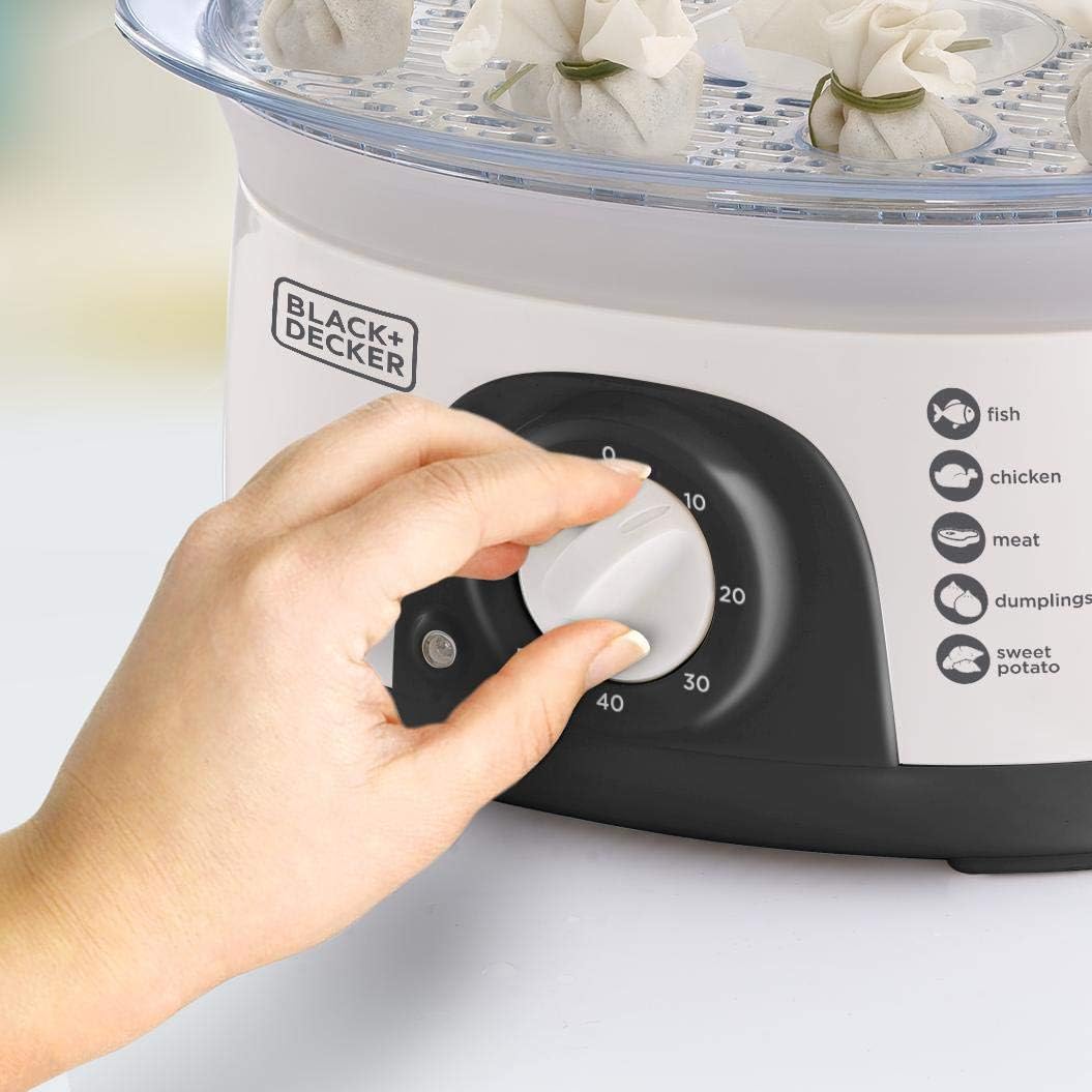 BLACK+DECKER 3-Tier Food Steamer HS6000-B5