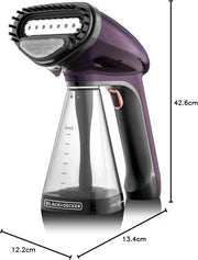 BLACK+DECKER Handheld Garment Steamer 1500W Steam HST1500-B5