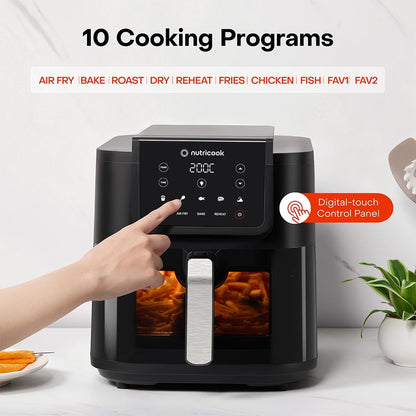 Nutricook AFS200 Extra Large Space-Saving Air Fryer