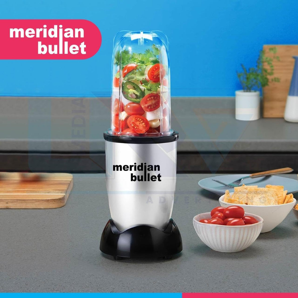 MB450 450W Blender Mixer Grinder, 6-Piece Smoothie & Nutrient Extractor