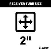 CURT 13409 Class 3 Trailer Hitch 2-Inch Receiver for Select Subaru Forester