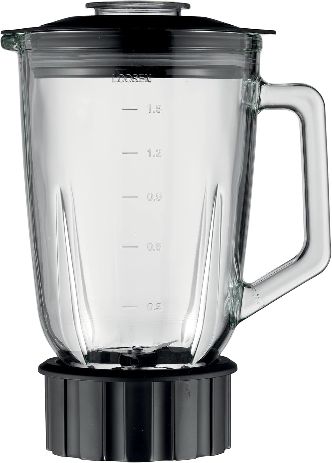 Kenwood Glass Blender BLP44.270SS 800W Smoothie Blender/Smoothie Maker 1.5L