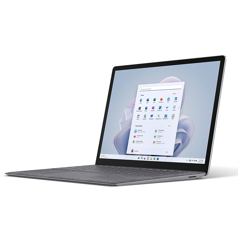 Microsoft Surface Laptop 5 13.5 Inch Touchscreen Intel Core i7 16GB RAM 512GB SSD Platinum