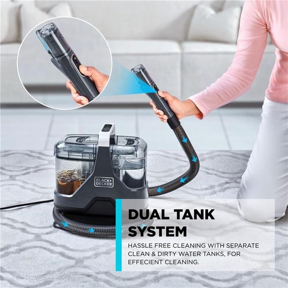 Black+Decker BHSC600C-B5 cleaning carpet stain