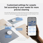 مكنسة Xiaomi Robot Vacuum H40 الروبوتية – قوة شفط 10,000 باسكال، تفريغ تلقائي، ملاحة LDS