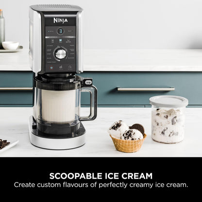 Ninja CREAMi Deluxe NC501ME 10-in-1 Ice Cream & Frozen Drink Maker