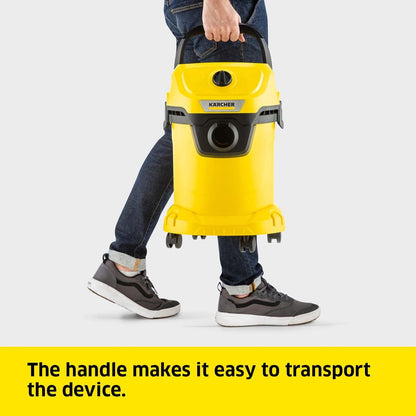 Kärcher WD 3 Multi-Purpose Wet & Dry Vacuum Cleaner – 1000W, 17L
