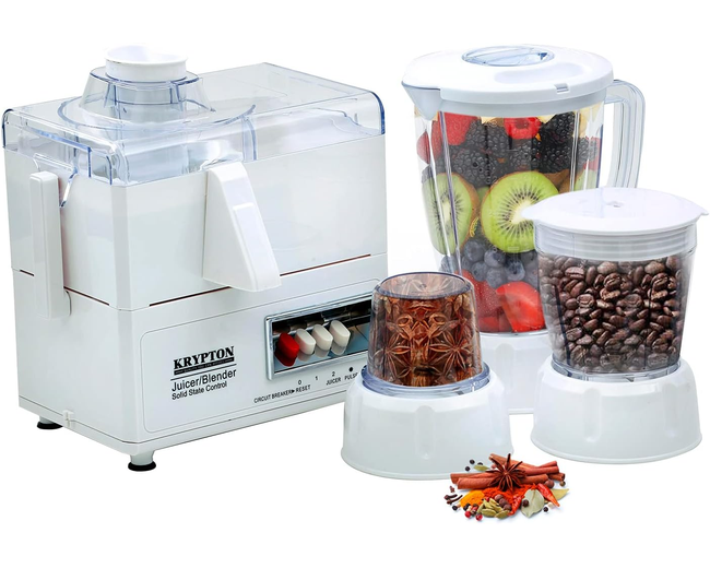 Krypton KNB6021NV 4-in-1 Multifunctional Food Processor, Blender, Chopper & Grinder