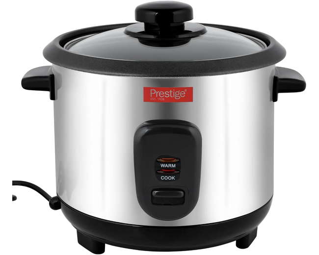 Prestige Rice Cooker 1.2 Ltr Stainless Steel Body PR7501