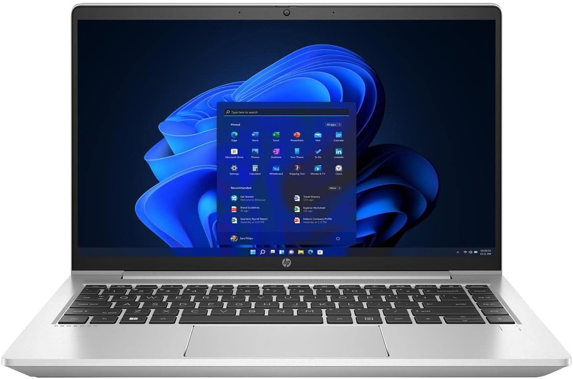 HP ProBook 445 G9 14 Inch AMD Ryzen 5 16GB RAM 256GB SSD Business Laptop Silver