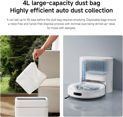 Xiaomi Robot Vacuum H40 – 10,000Pa Suction, Auto-Empty, LDS Navigation