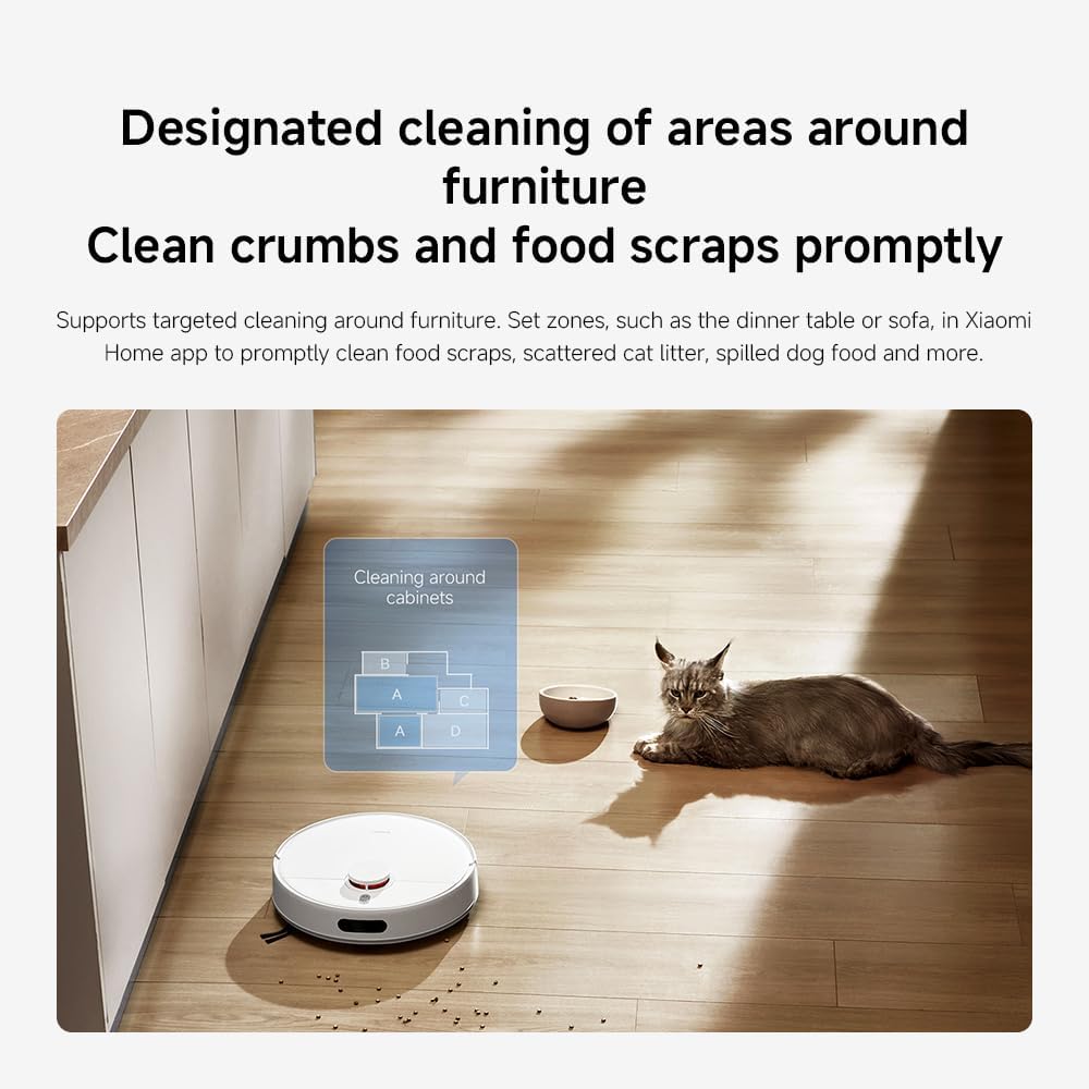 Xiaomi Robot Vacuum H40 – 10,000Pa Suction, Auto-Empty, LDS Navigation