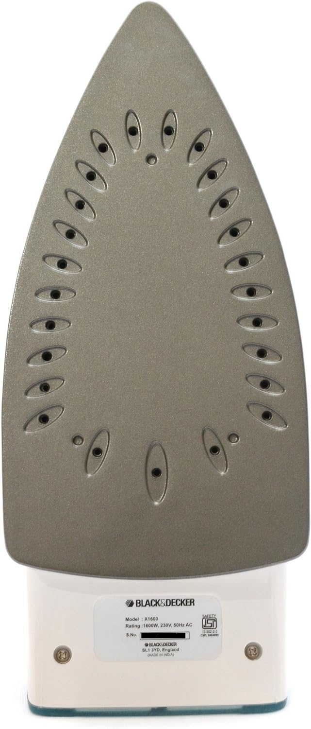 Black & Decker 1750W Steam Iron Ceramic Coated Soleplate X1600-B5