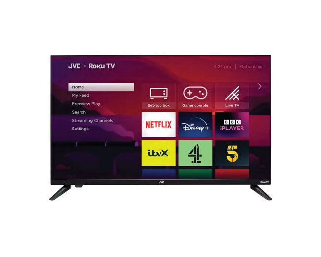 JVC 65 Inch CR530 Roku Smart 4K Ultra HD HDR LED TV 65CR530