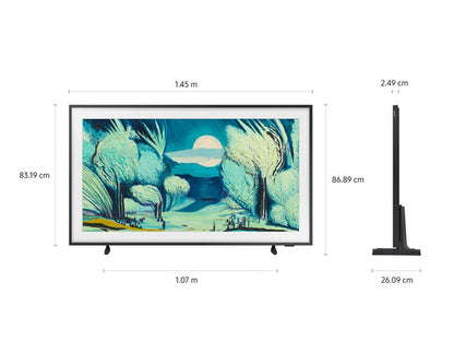 Samsung 65 Inch QLED LS03F The Frame 120Hz 4K Smart TV with Art Mode 2025 65LS03F