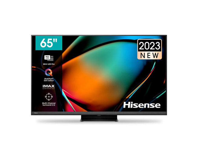 Hisense 65 Inch U8K Mini LED Ultra HD 144Hz 4K HDR Smart TV 65U8K