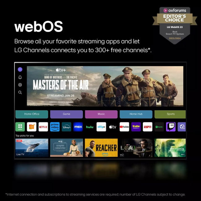 LG 65 Inch Class UHD Series 4K UHD TV with webOS 24 65UT7570