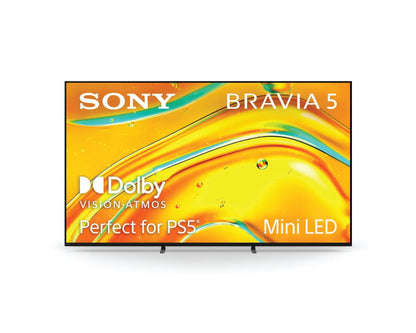 Sony BRAVIA 5 65 Inch Mini LED 120Hz 4K Smart Google TV 65XR50