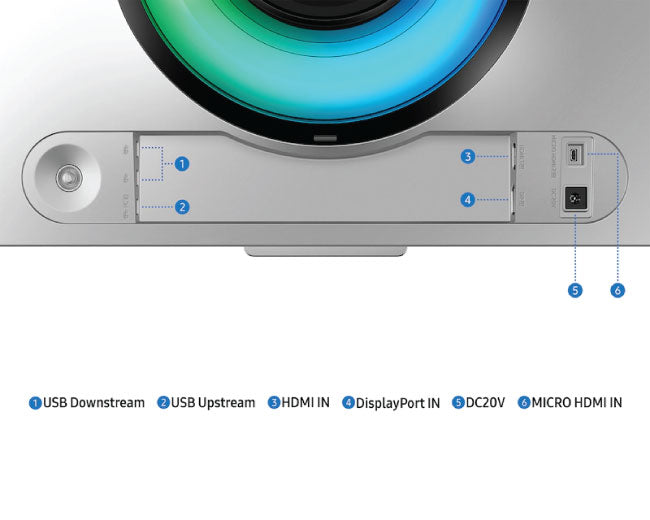 شاشة ألعاب Samsung Odyssey G9 Dual QHD 240Hz مقاس 49 G90C بوصة 49CG950