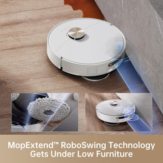 Dreame X40 Ultra Complete Robot Vacuum Cleaner with Mop function 12,000Pa Suction Power, 70°C Mop, Automatic Emptying & Refilling